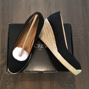 💕BRAND NEW💕 J. Crew Canvas Espadrille Wedges